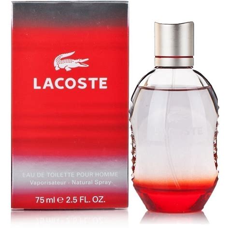 lacoste pour homme red eau de toilette 50ml spray